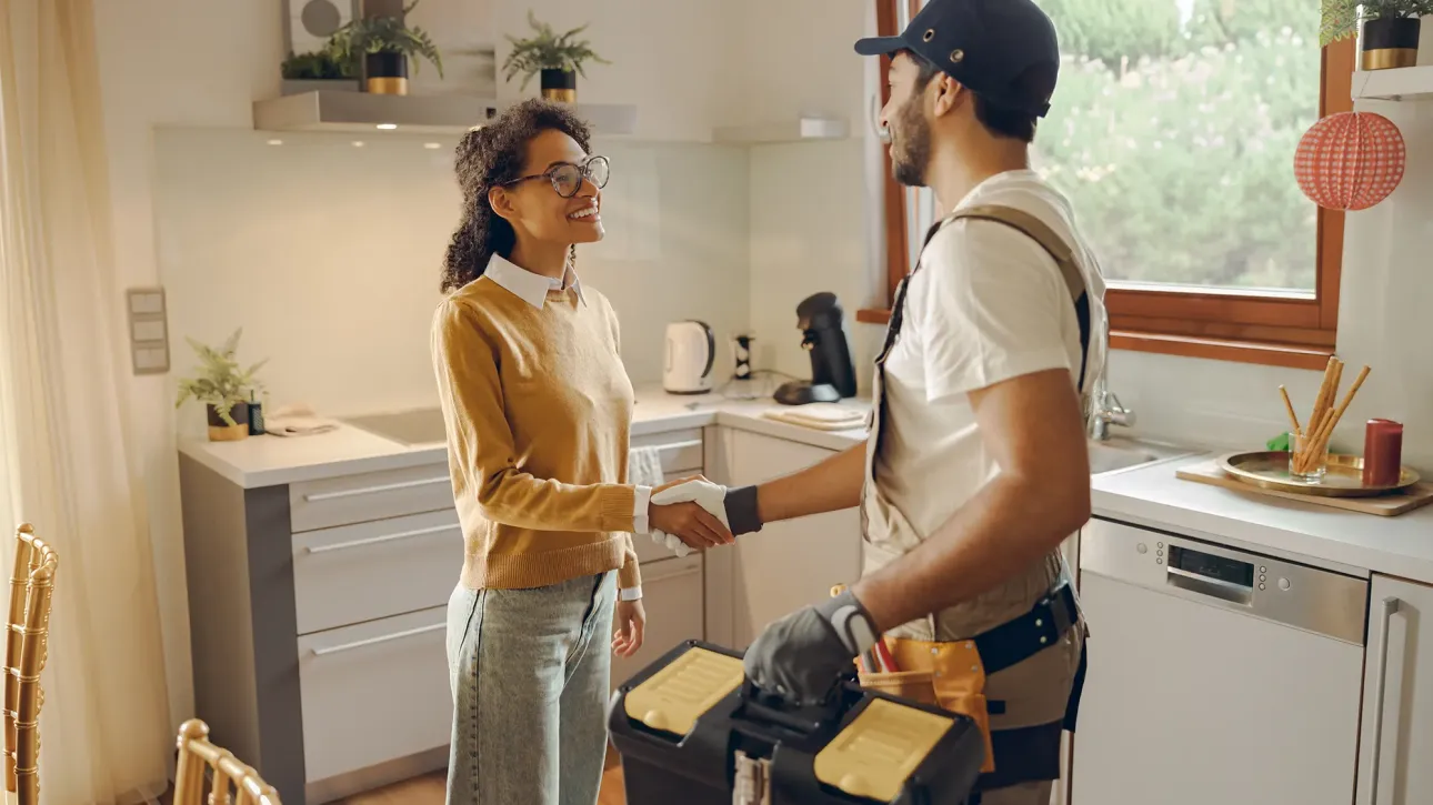 Professional cleaning of empty home before pre-closing final walkthrough