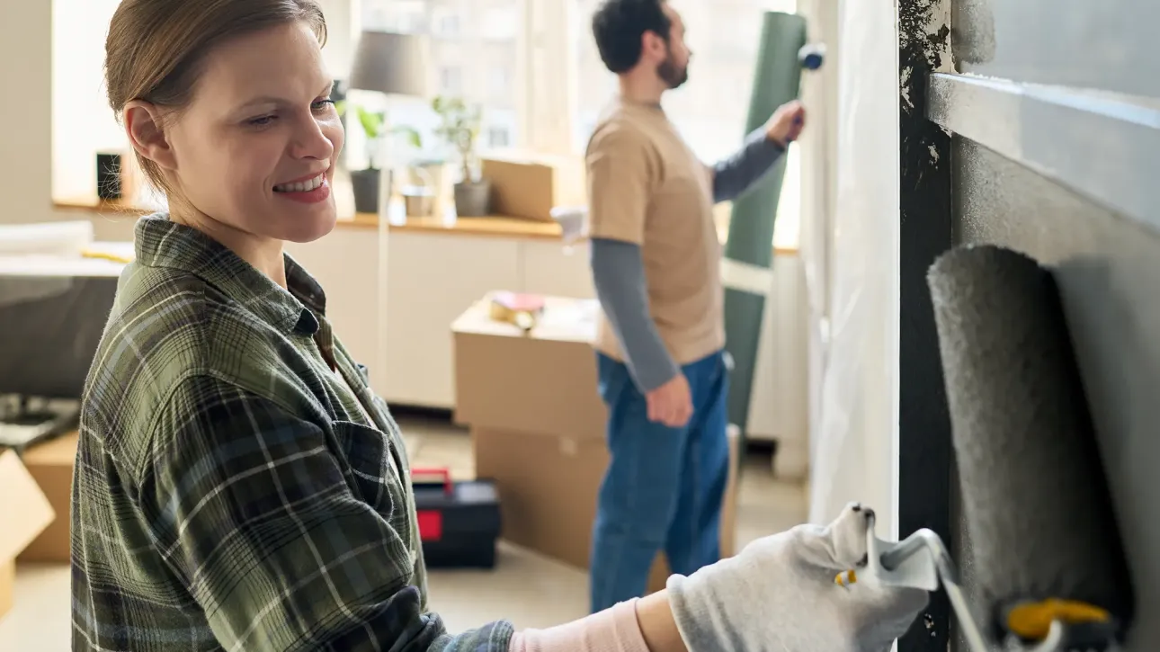 Licensed foundation contractor installing support piers during post-inspection foundation repair in Texas home