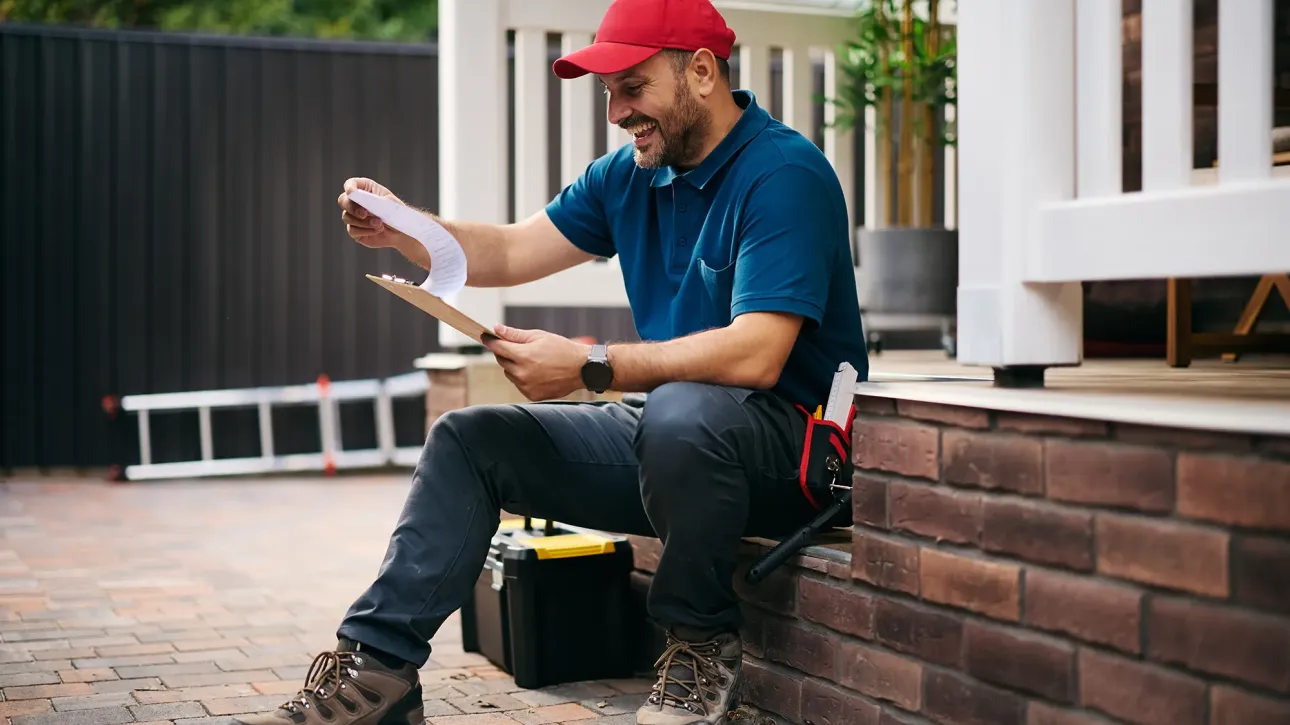 Licensed Texas roofer reviewing hail damage repair scope with DFW homeowner before repair amendment response