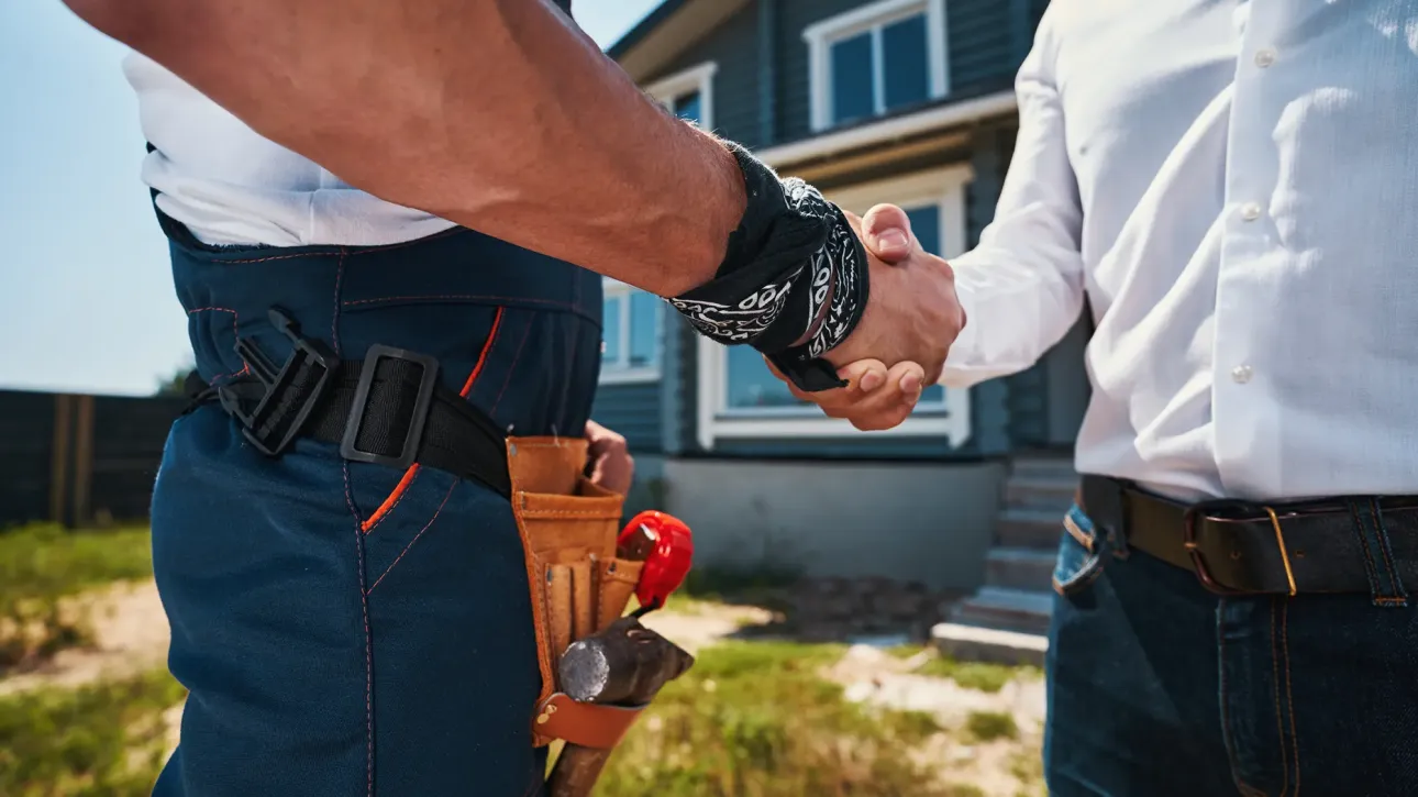 Fort Worth TX real estate agent and seller reviewing pre-listing inspection report and repair estimate before listing